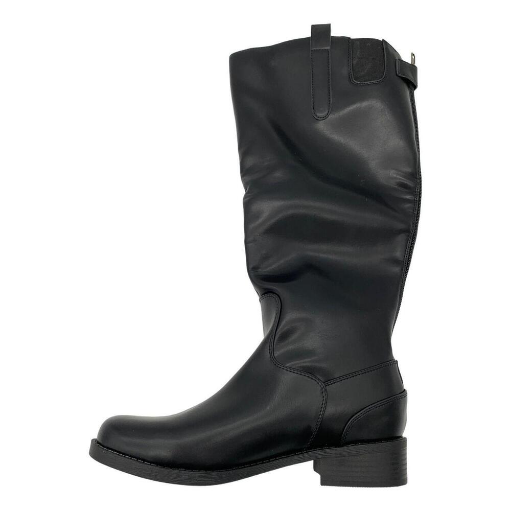 Journee Women's Gema Medium Calf Tall Boot Black - Medium - Picture 2 of 2